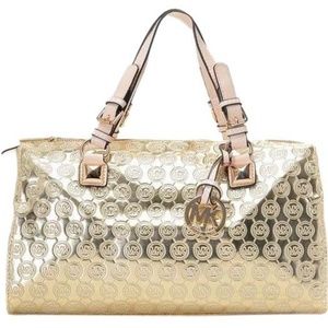 Michael Kors Gold Grayson Handbag